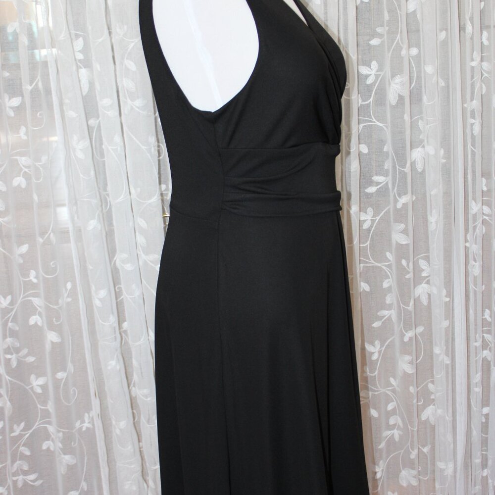 Ralph Lauren NWT $125. Women Black Dress 14 Sleeveless Fit &Flare Cocktail Lined - Picture 7 of 9